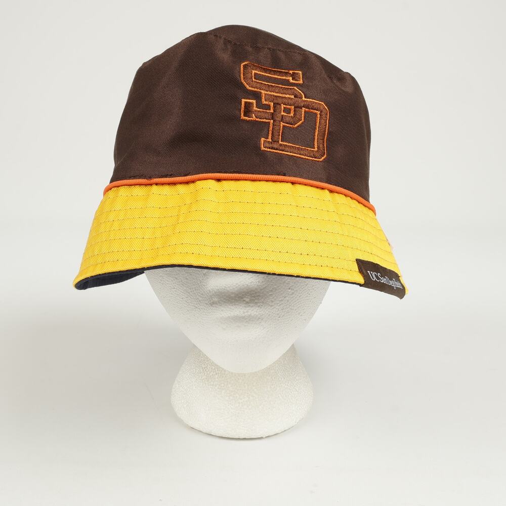 SanDiego Padres Reverseable Bucket Hat Pinstripe UC San Diego Health Baseball